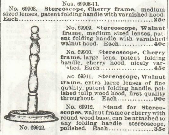 Kristin Holt | Stereoscopes: Victorian Photograph Viewing. Part 2 of 4: Stereoscopes offered for sale by Sears, Roebuck and Co., 1897.