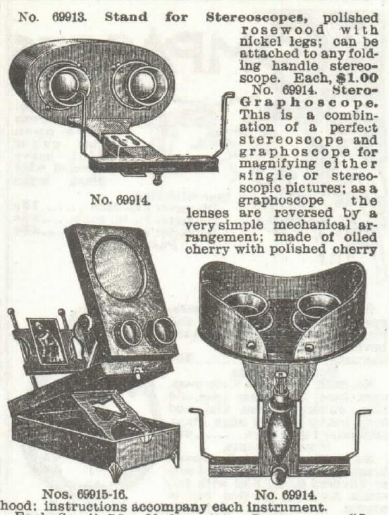 Kristin Holt | Stereoscopes: Victorian Photograph Viewing. Part 3 of 4: Stereoscopes offered for sale by Sears, Roebuck and Co., 1897.