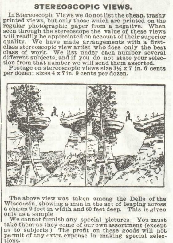 Kristin Holt | Stereoscopes: Victorian Photograph Viewing. Part 1 of 4: Stereoscopic Views offered for sale by Sears, Roebuck and Co., 1897.