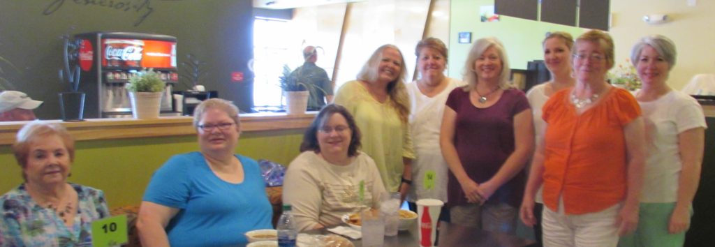 Kristin Holt | Meet Utah Authors of Western Historical Romance. 8 Utah Authors (The Pioneer Hearts Utah Contingent) + 1 Texan (Kirsten). From left to right: Charlene Raddon, Kirsten Osbourne, Amelia Adams, Kelli Ann Morgan, Bella Bowen, Diane Darcy, Janelle Daniels, Heather Horrocks, and Kristin Holt.