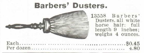 Kristin Holt | Old West Barber Shop Haircuts. Barber's Duster for sale in the 1895 Montgomery Ward Spring and Summer Catalog.