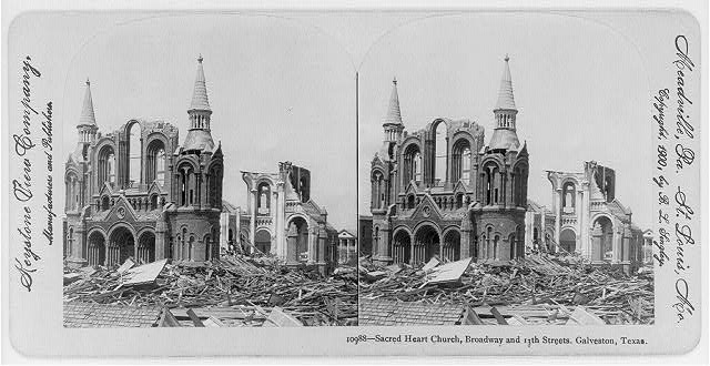 Kristin Holt | Great Hurricaine, Galveston, TX (September 8, 1900). Vintage image: Galveston Destroyed, 1900. Photograph courtesy of U.S. Court Guard History.