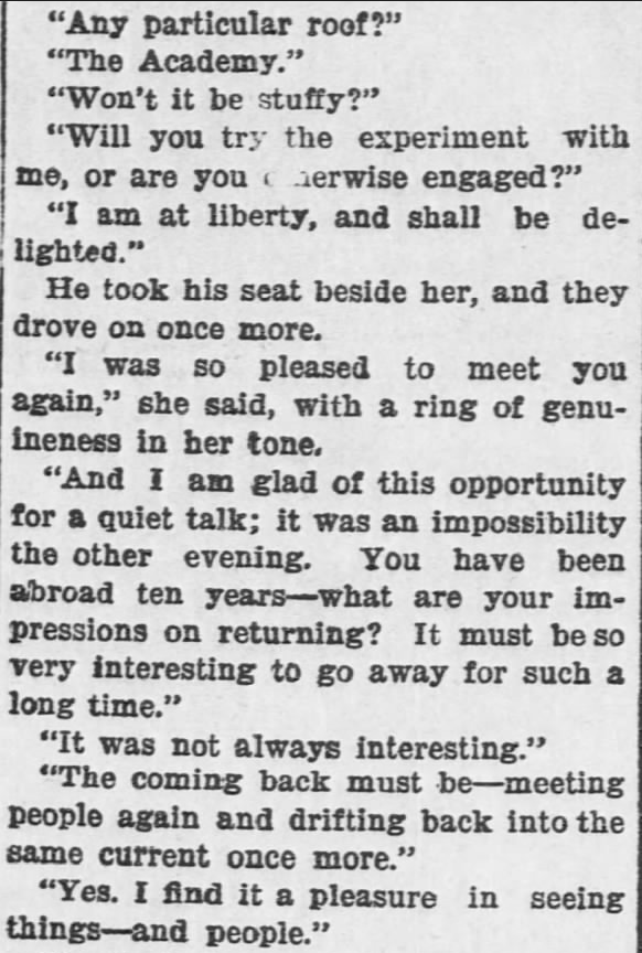 Kristin Holt | Pleasance? Is that a Real Name? Like a Tale Told, Part 2, published in The Hays Free Press of Hays, Kansas on July 20, 1901.