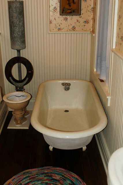 Kristin Holt | Old West Bath Tubs. 1890's bathroom from the Clay County Museum in Henrietta, Texas.