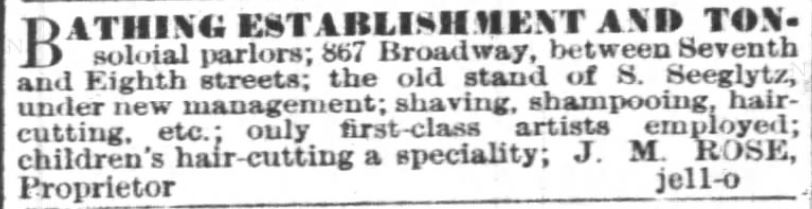 Kristin Holt | Old West Bath House. Bathing Establishment and Tolsolial [sic] advertised in Oakland Tribune of Oakland, California, on June 19, 1883.