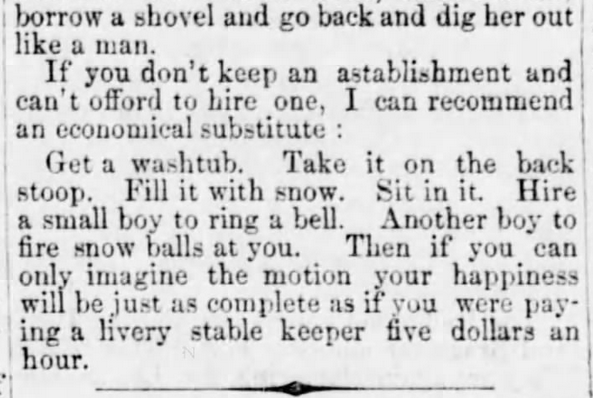 Kristin Holt | How to Conduct a Victorian Sleigh Ride. Newspaper article: "How to Conduct a Sleigh Ride--An Economical Substitute for Sleighing," Published in Holmes County Farmer of Millersburg, Ohio, on January 26, 1865. Part 3 of 3.