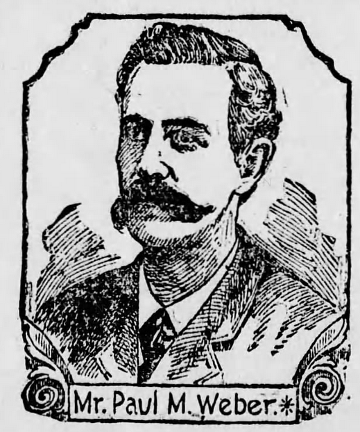 Kristin Holt | Victorian Era Men's Hairstyles. Engraving of Mr Paul M. Weber published in The Scranton Republican of Scranton, Pennsylvania. November 9, 1894.