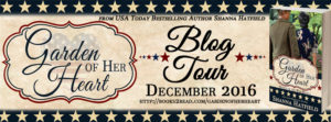 Kristin Holt | Blog Tour: Garden of Her Heart by Shanna Hatfield. Blog Tour Header Image.