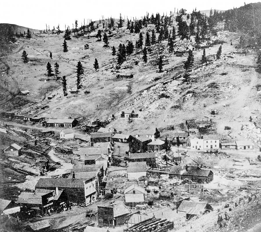 Kristin Holt | Weather as a Fictional Character: The Marshal's Surrender. Vintage photograph of Central City, Colorado. 1872. Image: Public Domain, courtesy of Wikipedia.