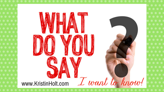 Kristin Holt | Second Chances Romance Trope. What Do You Say? I want to know!