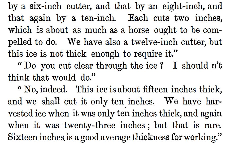 Kristin Holt | Nineteenth Century Ice Cutting, Part 2. Lawrence's Adventures, Chapter 2, part 7B.