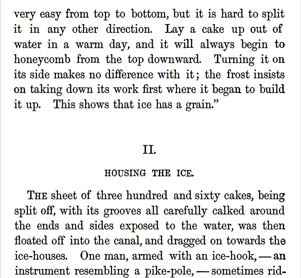 Kristin Holt | Nineteenth Century Ice Cutting, Part 2. Lawrence's Adventures, Chapter 2, part 9A.
