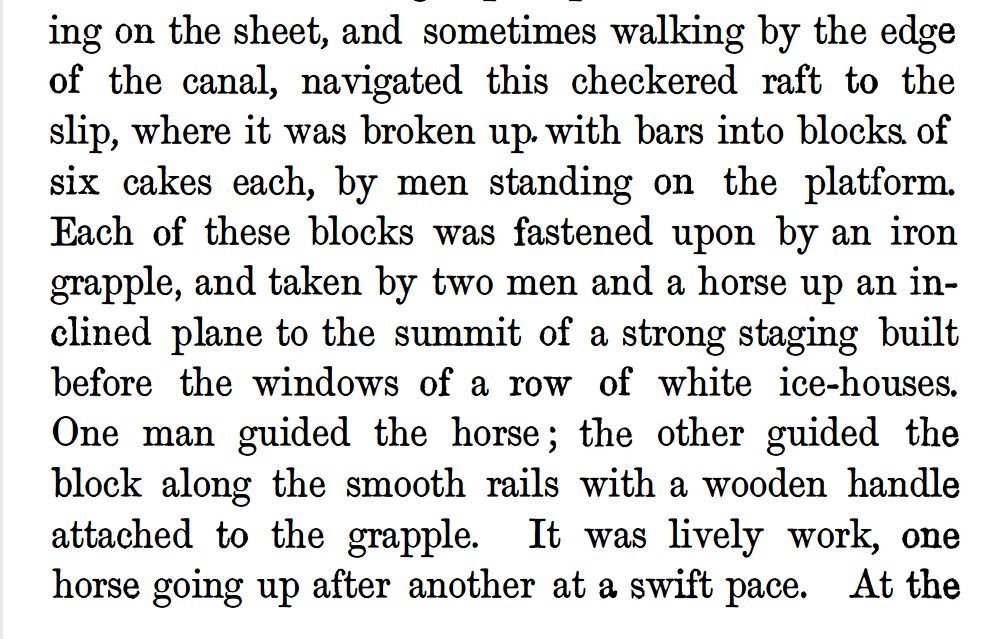 Kristin Holt | Nineteenth Century Ice Cutting, Part 2. Lawrence's Adventures, Chapter 2, part 9B.