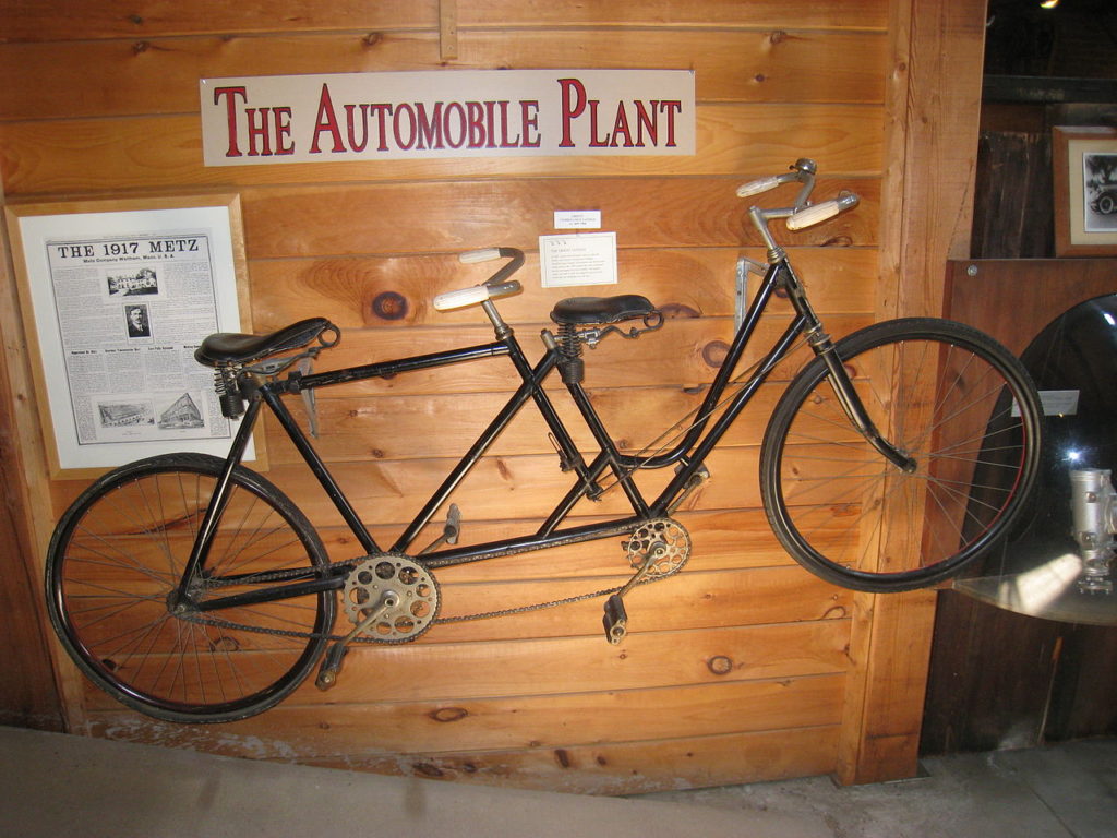 Kristin Holt | Bicycle Built for Two. Photograph: Orient Combination Tandem Bicycle in Waltham, Mass, 1899. Courtesy of Wikipedia.