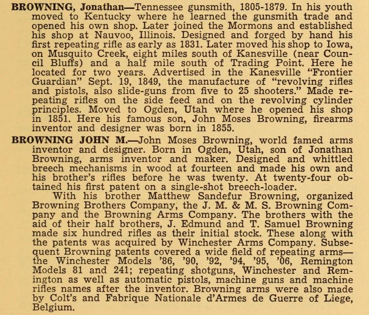 Kristin Holt | Famous Nineteenth Century Gunsmiths. Listing of American Gun Makers, Supplement of American Gun Makers by Leroy DeForest Satterlee, Book: Public Domain.