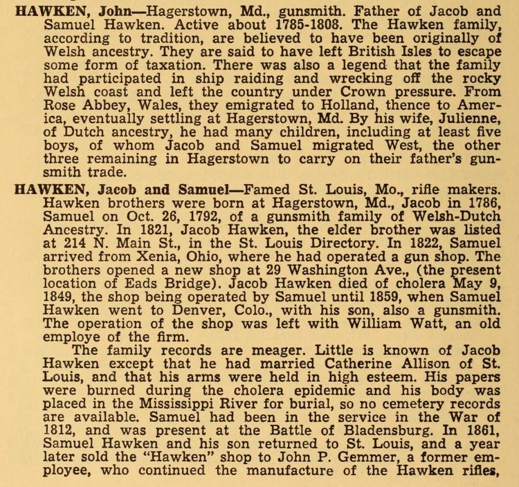 Kristin Holt | Famous Nineteenth Century Gunsmiths. Listing of American Gun Makers, Supplement of American Gun Makers by Leroy DeForest Satterlee, Book: Public Domain.