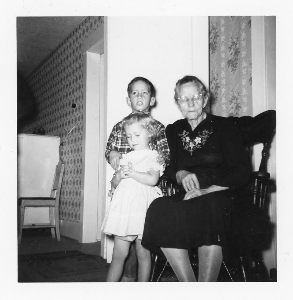 Kristin Holt | Introducing the REAL Sophia Amelia Sorensen...and her cookie jar. Photograph of Sophia Amelia Sorensen Sorenson with Kristin Holt's aunt and uncle, in childhood.