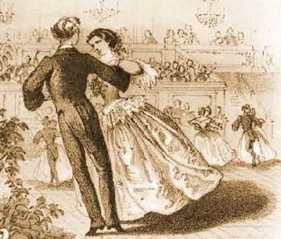 Kristin Holt | Victorian Dancing Etiquette. Image of couples dancing, courtesy of Pinterest.