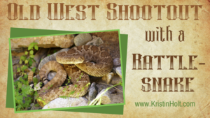Kristin Holt | Old West Shootout with a Rattlesnake. Related to Paralyzed Bridegroom: January 15, 1888.
