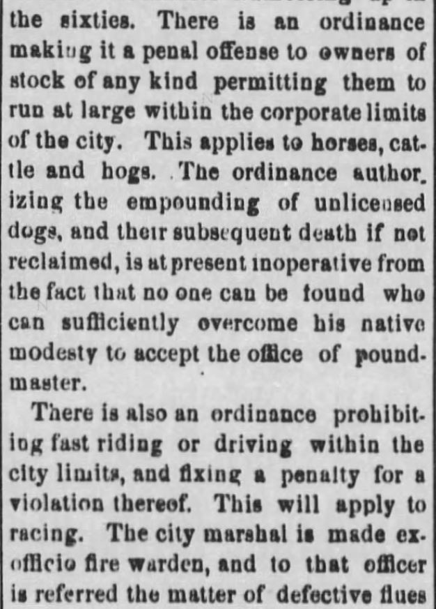 Kristin Holt | "Nineteenth Century Problems". The Black Hills Daily Times of Deadwood, South Dakota, May 22, 1884. Part 3.