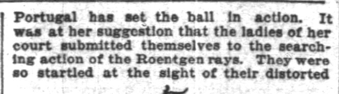 Kristin Holt | Defect in Form: Evils of Tight Lacing (a.k.a. Corsets), 1897. From Chicago Daily Tribune of Chicago, Illinois on April 24, 1897: Shows Defect in Form... may induce women to drop corsets. (Part 2 of 10)