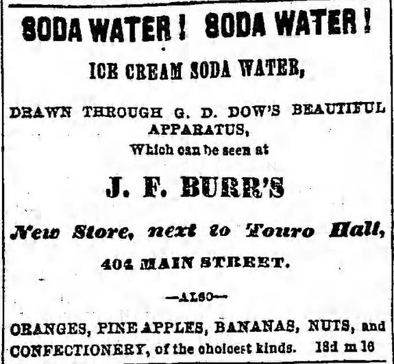 Kristin Holt | Hartford has Dow's Ice Cream Soda Machine! Published in Hartford Courant of Hartford, Connecticut on June 4, 1864.