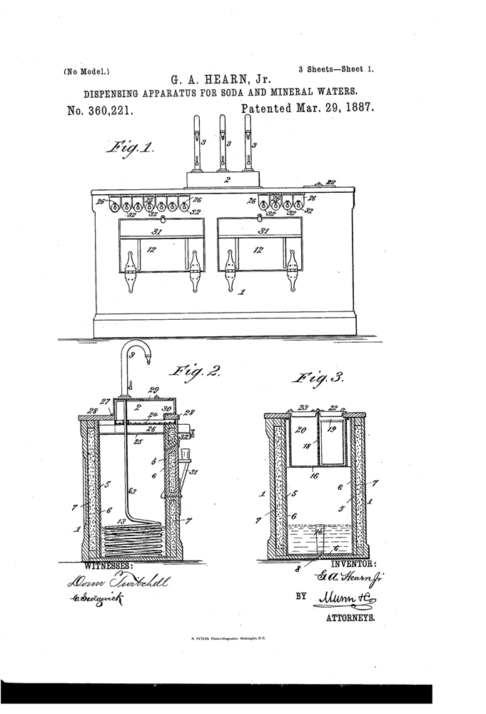 Kristin Holt | The Victorian-era Soda Fountain. US Patent No. 655782-0 for Soda Water Dispensing Apparatus, 1900. Image: Google. 3 of 3.