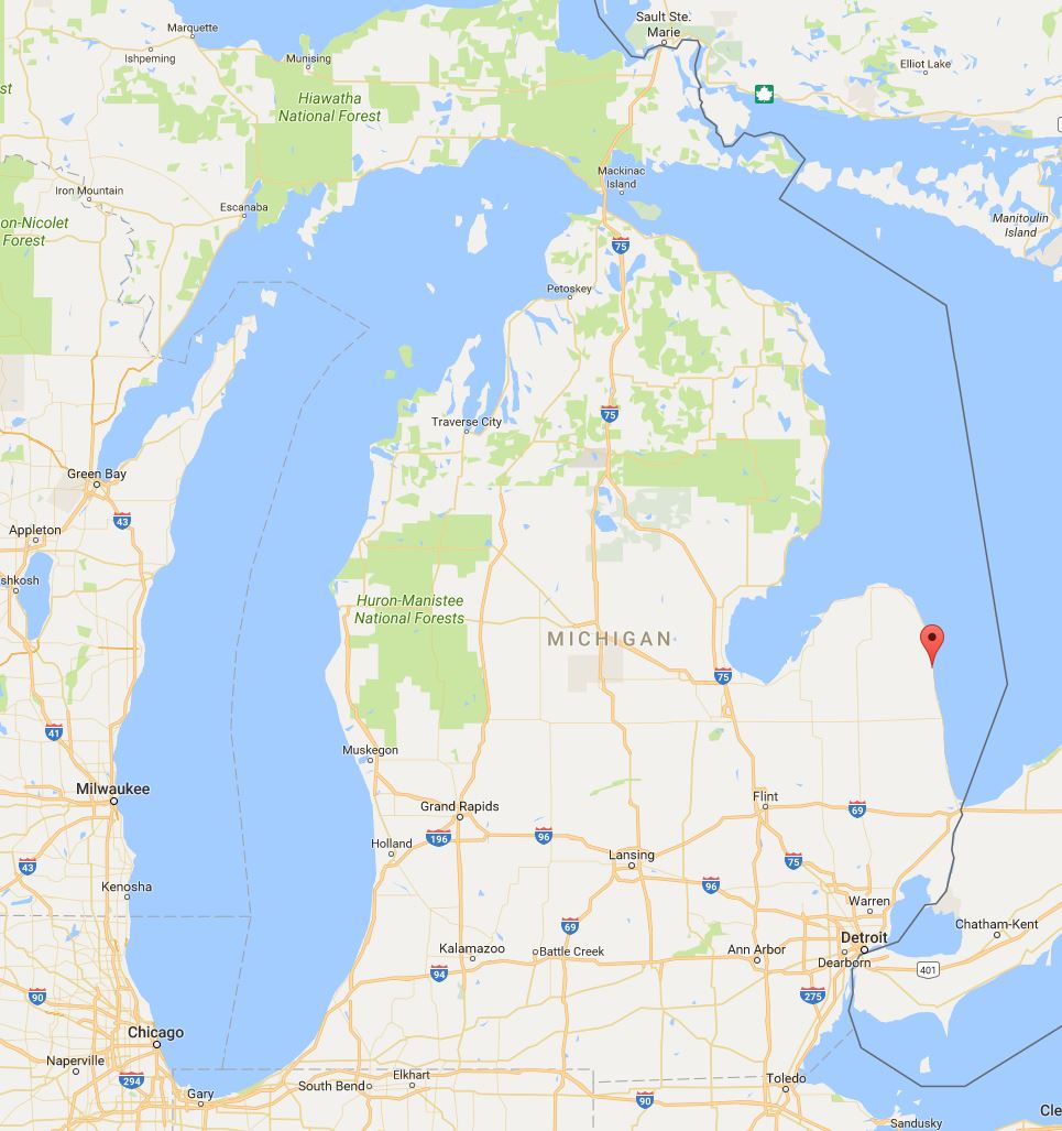 Kristin Holt | BOOK REVIEW: A Noble Groom by Jody Hedlund. Image: Map of Michigan, courtesy of Google. Red "pin" shows location of Forestville.