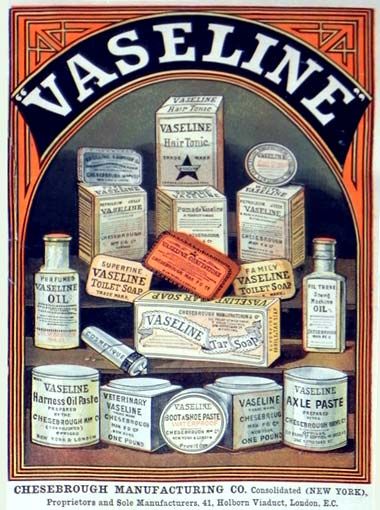 Kristin Holt | Vaseline: a Victorian Product? Vaseline Ad, illustrated, Victorian.