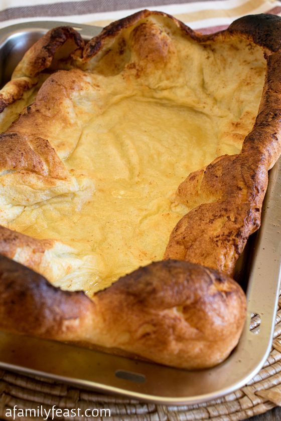 Kristin Holt | Victorian Fare: Yorkshire Pudding. Image: Photo of Yorkshire Pudding baked in dripper pan. Image courtesy of Pinterest.