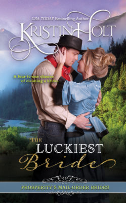 Book Cover Image: The Luckiest Bride by USA Today Bestsellign Author Kristin Holt