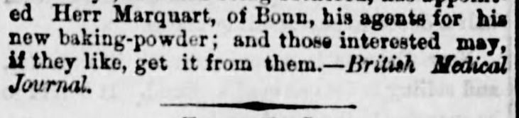 Kristin Holt | Victorian Baking: Saleratus, Baking Soda, and Salsoda. How and Why Baking Powder is Made, published in <em>The Ottawa Free Trader</em> of Ottawa, Illinois, on June 19, <strong>1869</strong>. Part 3 of 3.