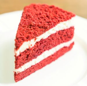 Kristin Holt | Victorian Baking: Devil's Food Cake ~ photograph of contemporary Red Velvet Cake. Image copyright by Shiraphol (@mrsiraphol), freepik.com. Image used with paid premium subscription.