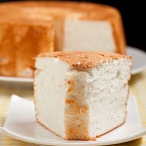 Kristin Holt | photograph of angel food cake (from pinterest). Related to Victorian Baking: Angel's Food Cake.