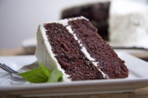Kristin Holt | Victorian Baking: Devil's Food Cake ~ Photograph of White Frosted Devil's Food Cake". Pinterest.