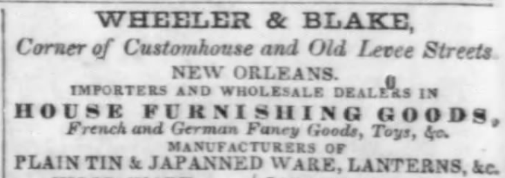 Kristin Holt | Victorian Cooking: Rotary Egg Beater ~ In Time for Angel's Food Cake? Egg Beaters for sale in hardware section of the general store. Published in New Orleans Weekly Delta of New Orleans, Louisiana on January 22, 1849.