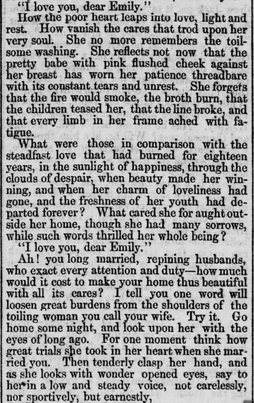 Kristin Holt | Victorians Say "I Love You," from Straunton Spectator of Straunton, Virginia on September 25, 1866. Part 2 of 3.