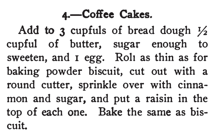 Kristin Holt | Vintage Coffee Cake. Recipe from 365 Cakes and cookies, 1904.