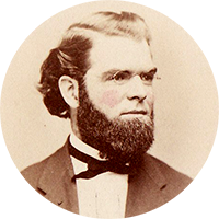 Kristin Holt | Victorian Professional Women do not possess the brain power to succeed. Photograph: George R. Thomas, President, Michigan Dental Association (1872-1873 and 1876-1878).