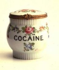 Kristin Holt | Cocaine in Victorian Dentistry. Photograph of decorative cocaine canister, circa 1880.