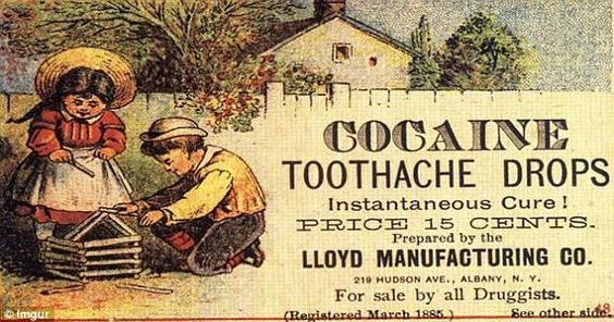 Kristin Holt | Cocaine in Victorian Dentistry. Ad for Cocaine Tooth Drops: Instantaneous Cure! "For sale by all Druggists." (Registered March 1885)