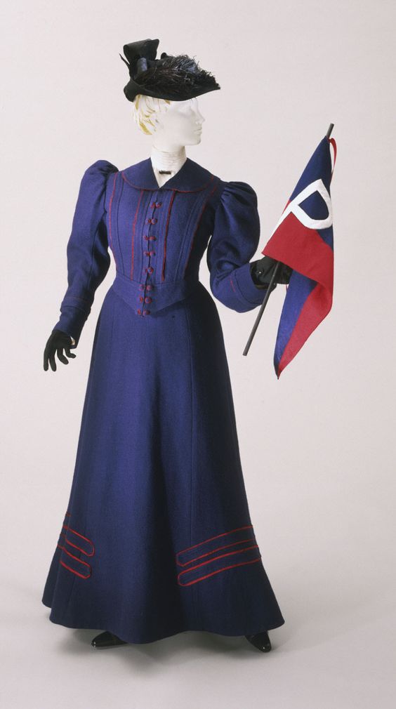 Kristin Holt | Kristin Holt | Victorian Ladies Wore Costumes--Every Day. Photograph of a two-piece woman's suit from the 1890s.