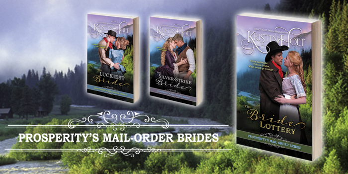 Link to Series Description: Prosperity's Mail-Order Brides by USA Today Bestselling Author Kristin Holt. Book 1 in this series: The Bride lottery. Book 2 in this series: The Silver-Strike Bride.
