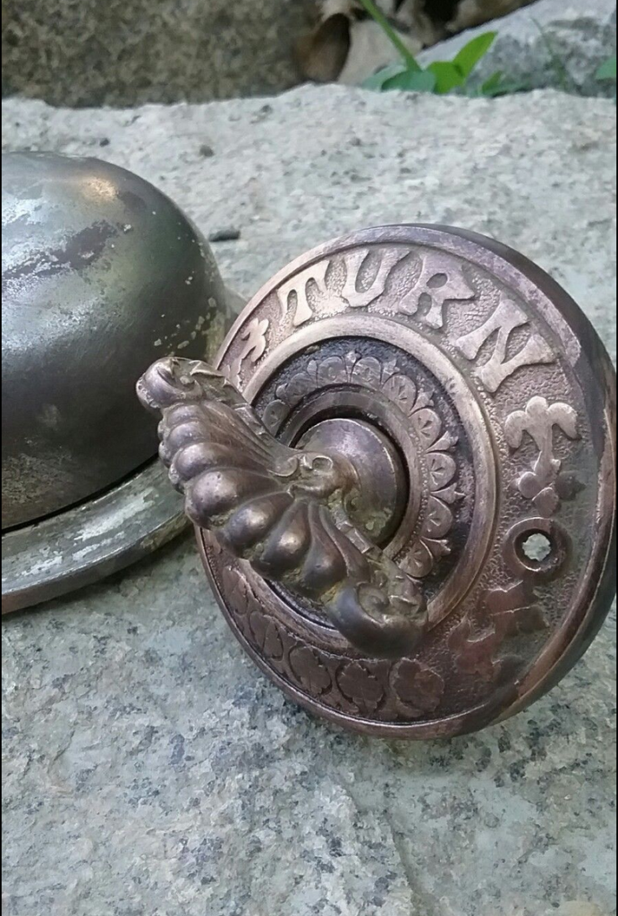 Kristin Holt | Photograph of 19th Century Turnkey Doorbell, for sale on ebay