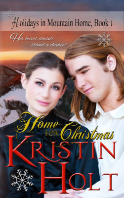 Former cover Art: Home for Christmas by USA Today Bestselling Author Kristin Holt
