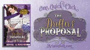 Kristin Holt | One Quick Click: The Drifter's Proposal. All online review links so readers might easily review the book anywhere they choose.