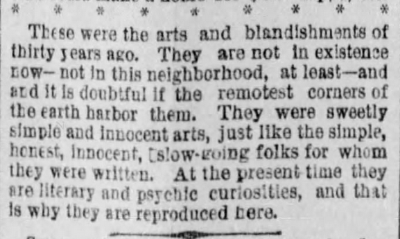 Kristin Holt | The Art of Courtship, Part 14: Conclusion, from The Des Moines Register of Des Moines, IA on February 20, 1887.