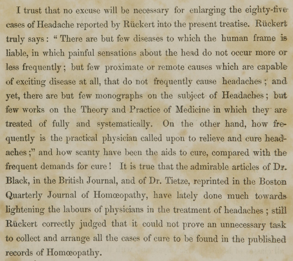 Kristin Holt | Victorian-American Headaches: Part 7. From A Complete Treatise on Headaches and Diseases of the Head, 1859: Too few cures and treatments available to physicians, while numerous conditions cause headaches.