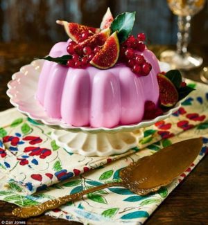 Kristin Holt | Victorian Jelly: Blanc Mange. Photo: Poldark's Cornish Christmas Blancmage. Courtesy of Pinterest (see link).